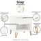 Manhattan Comfort DUMBO 1.0 Nightstand in White NS001-WH - alternate 7